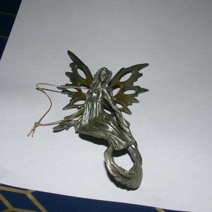 heavy metal fairy angel ornament.